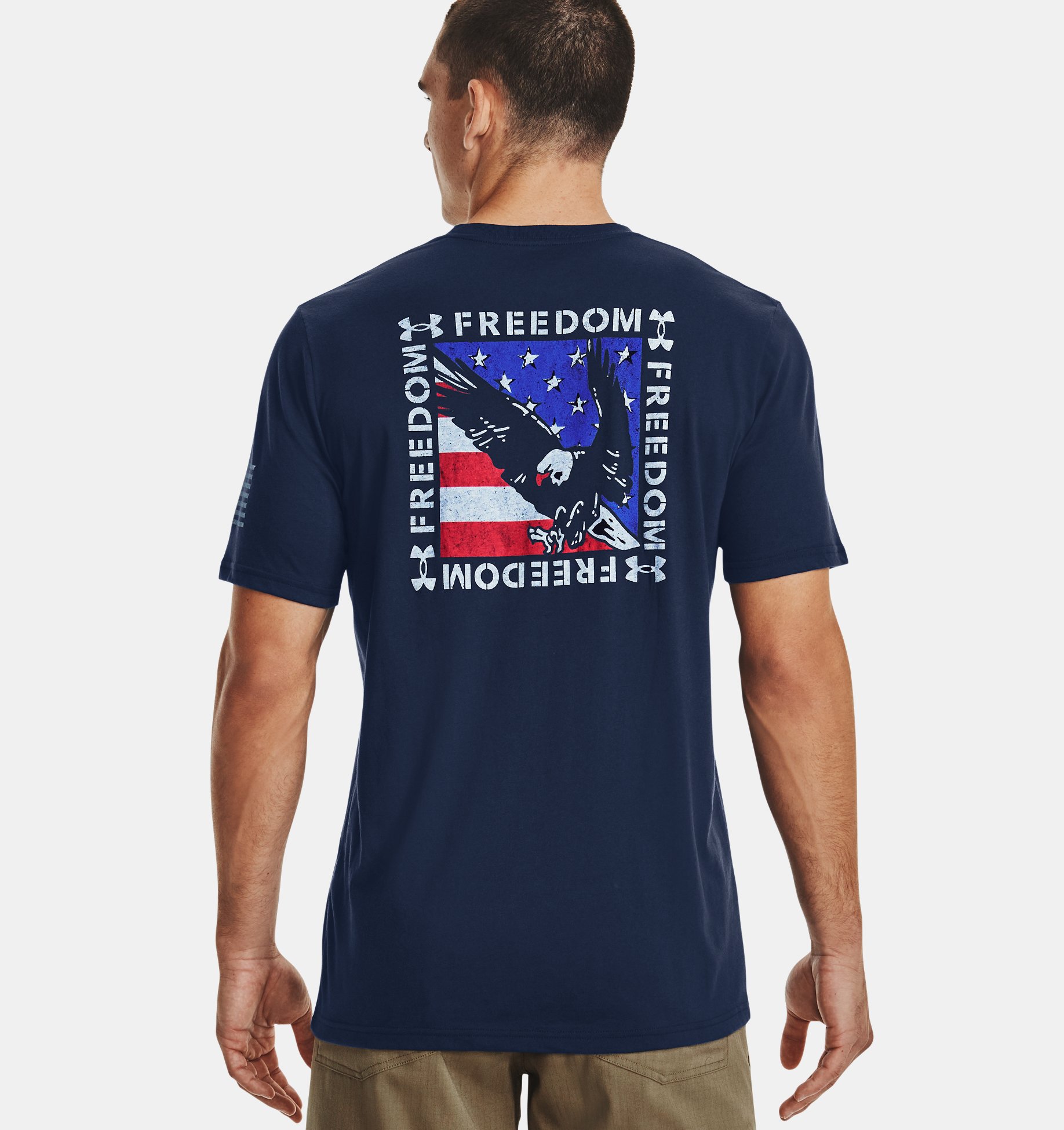 Academy Under Armour Men's UA HeatGear Freedom Eagle T-Shirt 